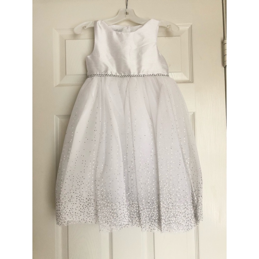 Tulle white dress